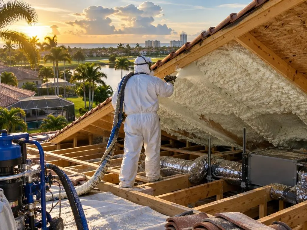 Roof Deck Spray Foam in Naples, FL
